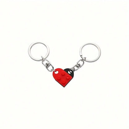 Love in Pieces: Heart-Shaped Puzzle Keychains for Him & Her - Perfect for Valentine’s Day! ❤️🗝️✨