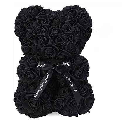Rose Teddy Bear - Perfect Gift for Mom on Mother's Day, Birthdays, Valentine's Day & Anniversaries