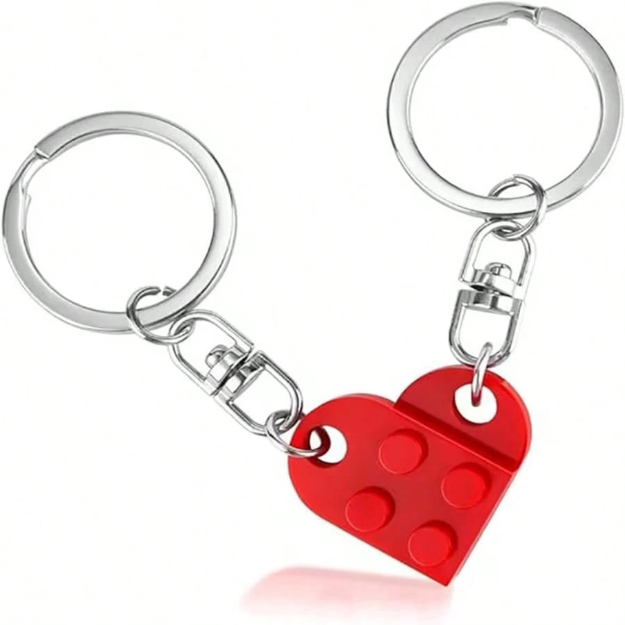 Love in Pieces: Heart-Shaped Puzzle Keychains for Him & Her - Perfect for Valentine’s Day! ❤️🗝️✨
