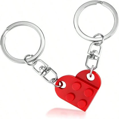 Love in Pieces: Heart-Shaped Puzzle Keychains for Him & Her - Perfect for Valentine’s Day! ❤️🗝️✨